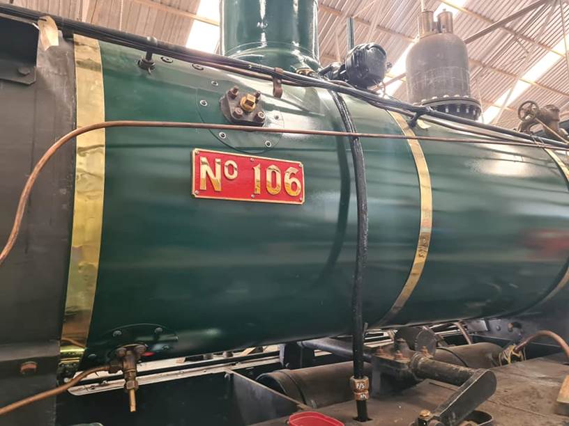 A picture containing green, old, engine

Description automatically generated
