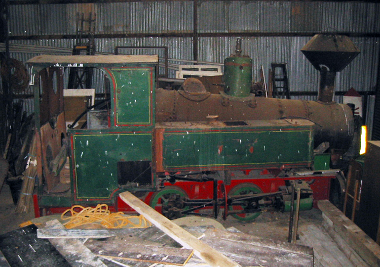 ... 17 January 2004 shows Archie in storage in a shed at Burrinjuck Dam